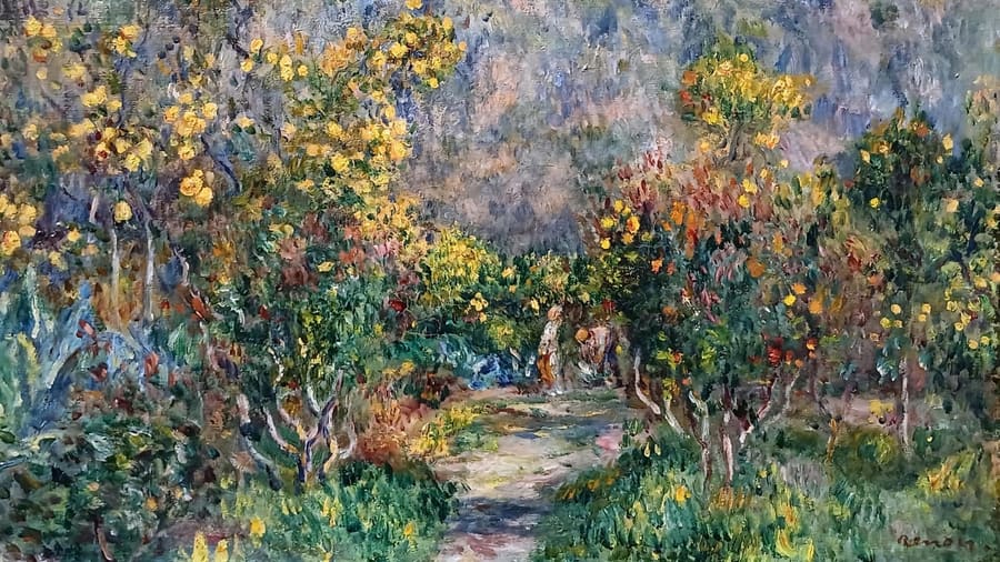 Pierre-Auguste Renoir, Landscape With Mimosas