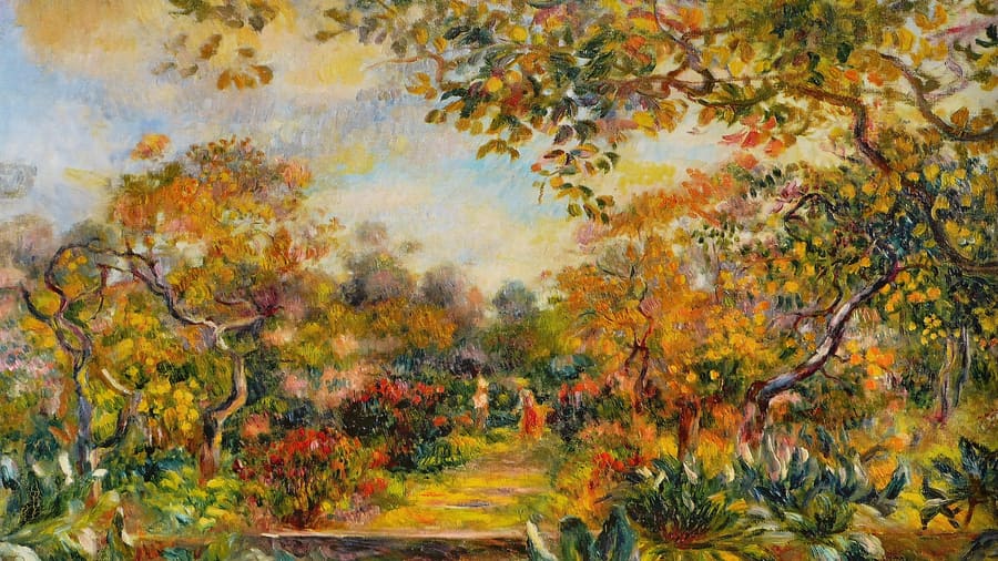 Pierre-Auguste Renoir, Landscape at Beaulieu