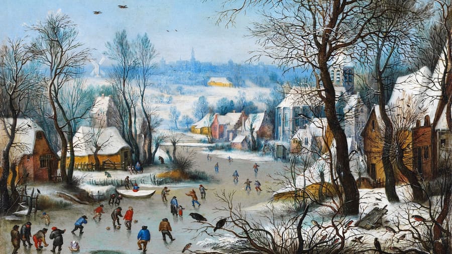 Pieter Bruegel the Elder, Winter Landscape with a Bird Trap
