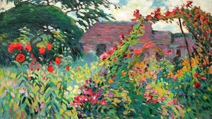 Robert Antoine Pinchon, The Garden of Poppies