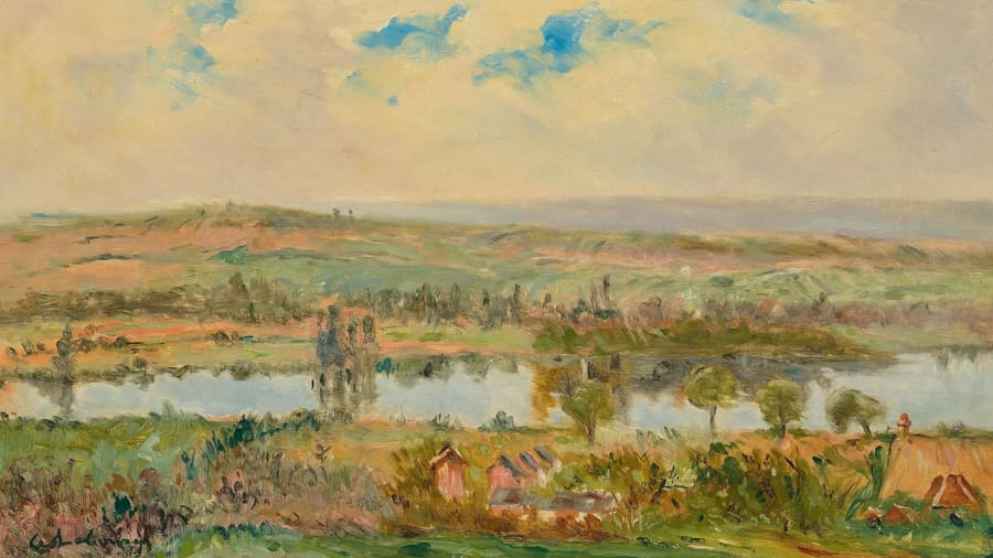 Theodore Robison, The Valley of the Seine from the Hils of Giverny