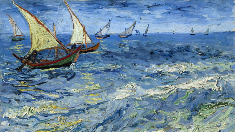 Vincent van Gogh, Seascape at Saintes Maries