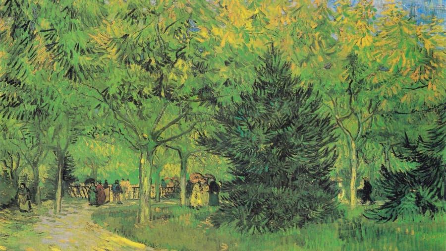 Vincent van Gogh, A Lane in the Public Garden at Arles