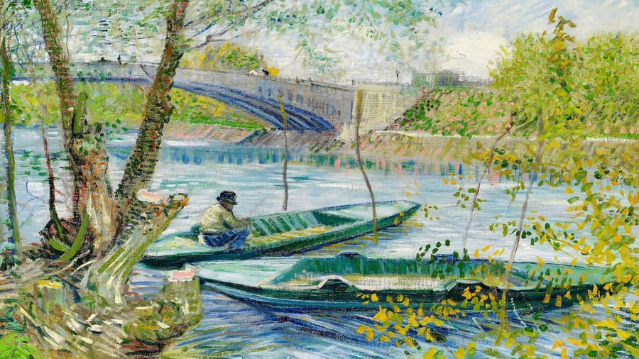 Vincent van Gogh, Fishing in Spring the Pont de Clichy