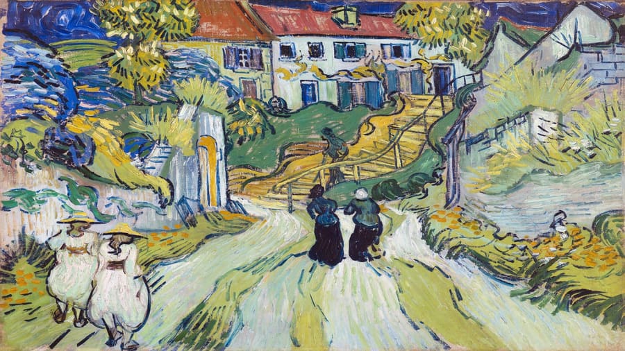 Vincent van Gogh, Stairway at Auvers