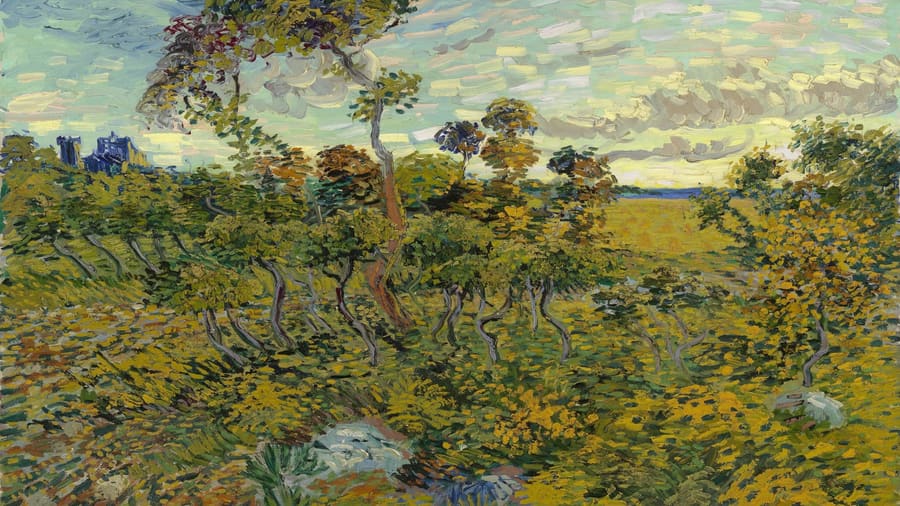 Vincent van Gogh, Sunset at Montmajour