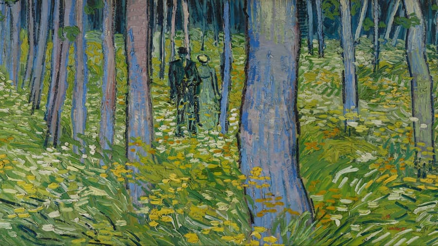 Vincent van Gogh, Undergrowth with two Figures Van Gogh