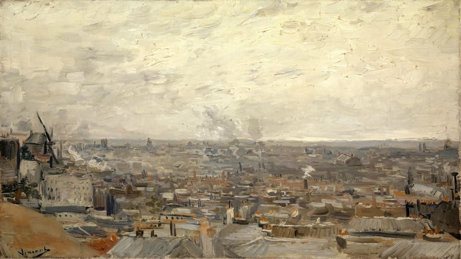 Vincent van Gogh, View of Paris from Montmartre
