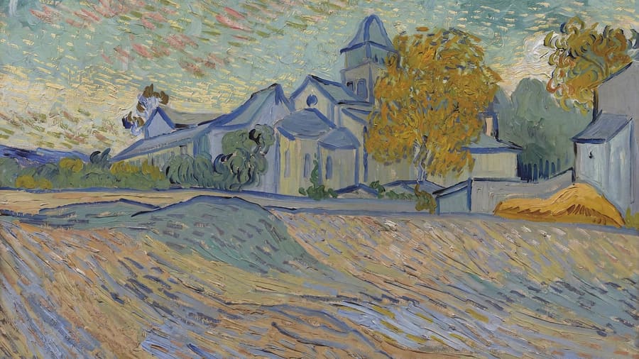 Vincent van Gogh, View of the Asylum and Chapel of Saint