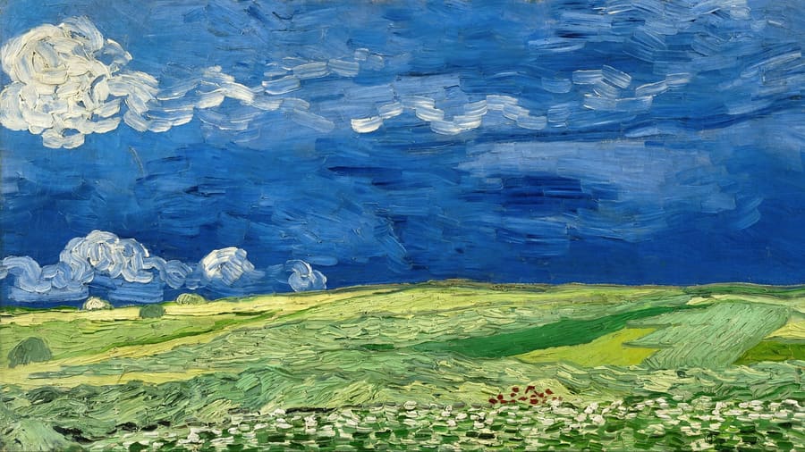 Vincent van Gogh, Wheatfield under thunderclouds
