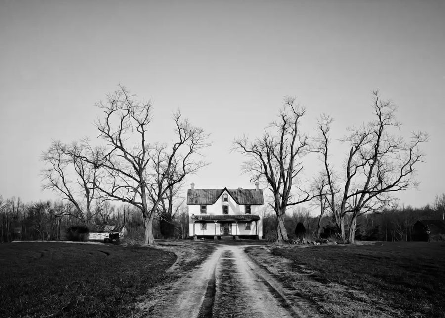 Seasonal, Abandoned Haunted House Halloween