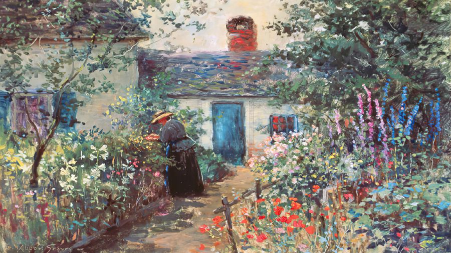 Abbott Fuller Graves, The Flower Garden