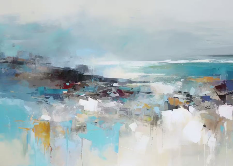 , Abstract Acrylic Large WalArt Decor – Digital Art Print