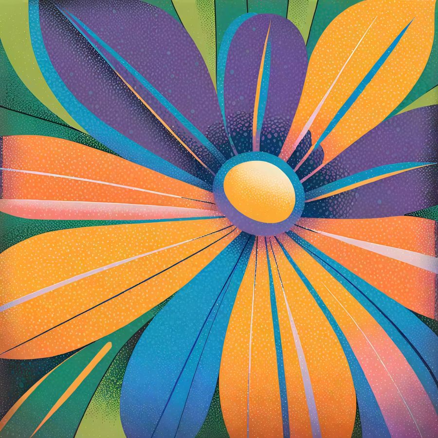 , Abstract Colorful Home Decor