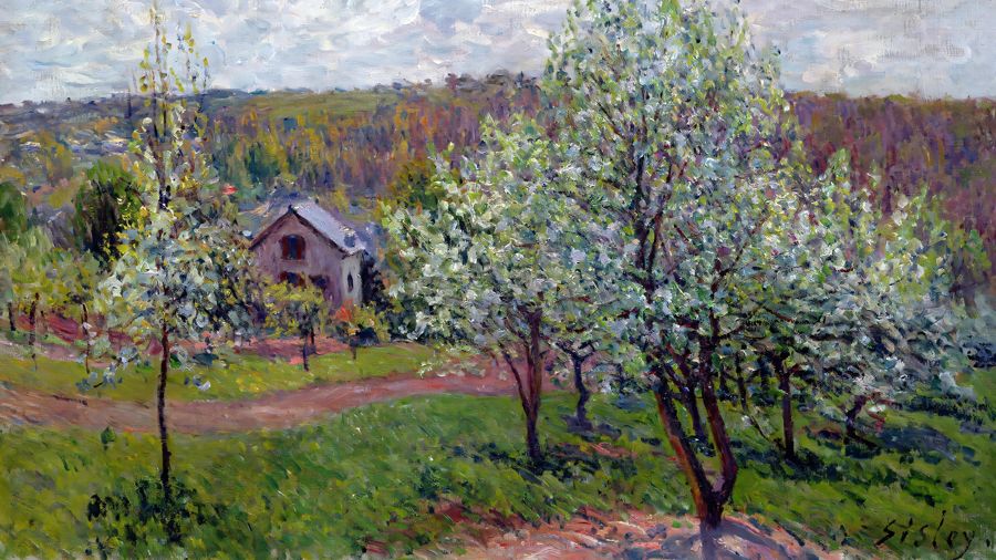 Alfred Sisley, Spring in the Environs of Paris