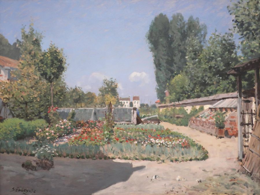 Alfred Sisley, The Kitchen Garden Le Potager
