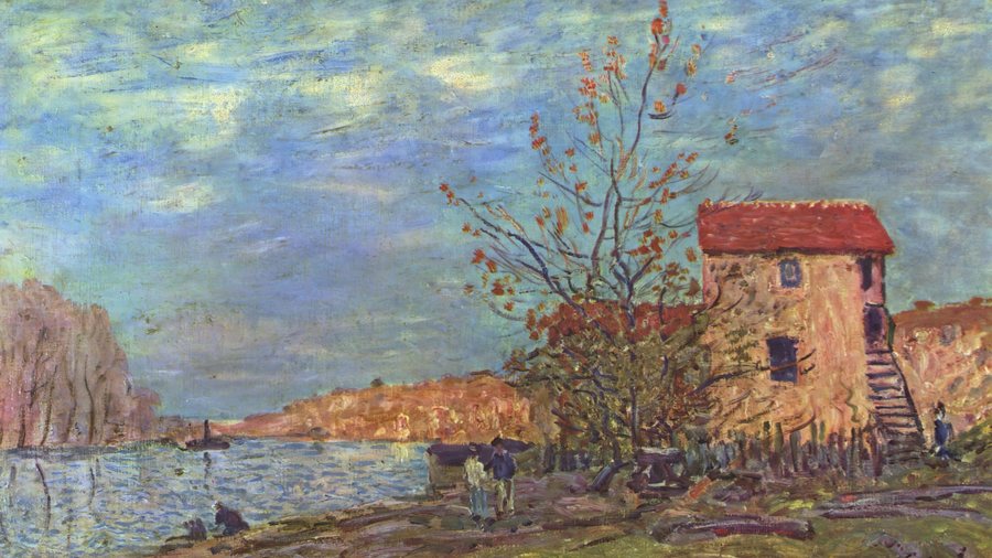 Alfred Sisley, The Loing at Moret