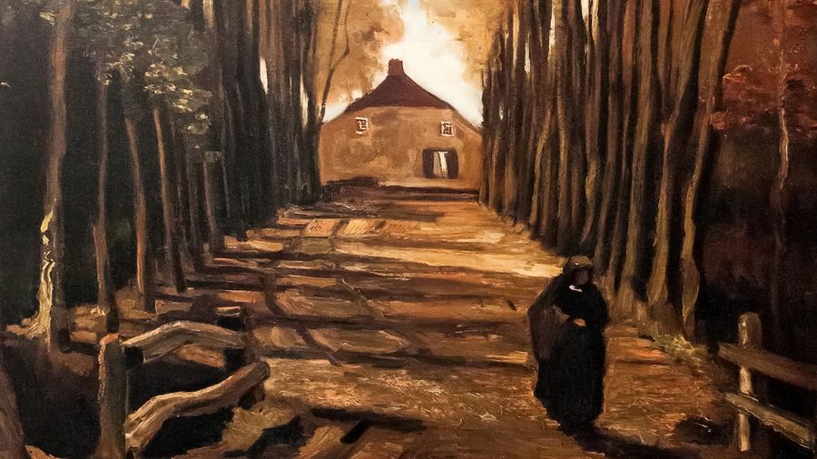 Vincent van Gogh, Avenue of Poplars in Autumn