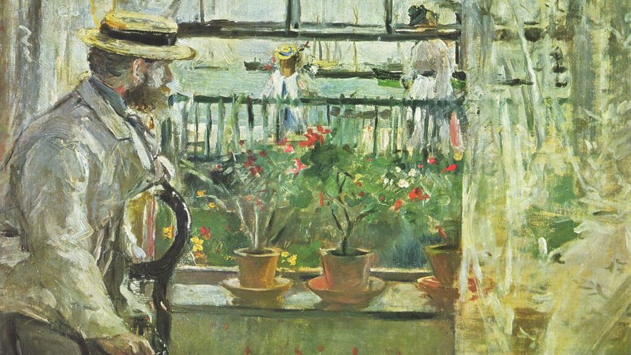 Berthe Morisot, Eugene Manet on the Isle of Wight