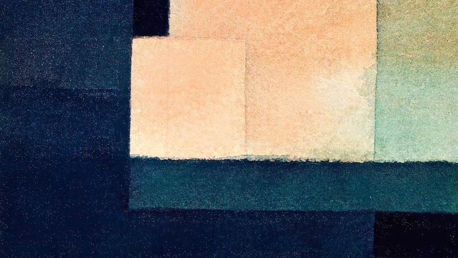 , Blue Geometric Abstract