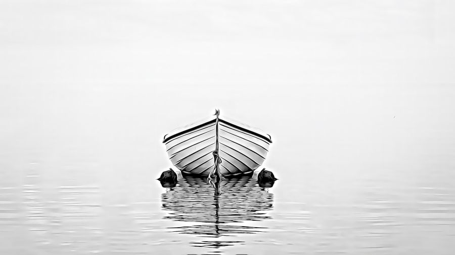 , Boat at Sea