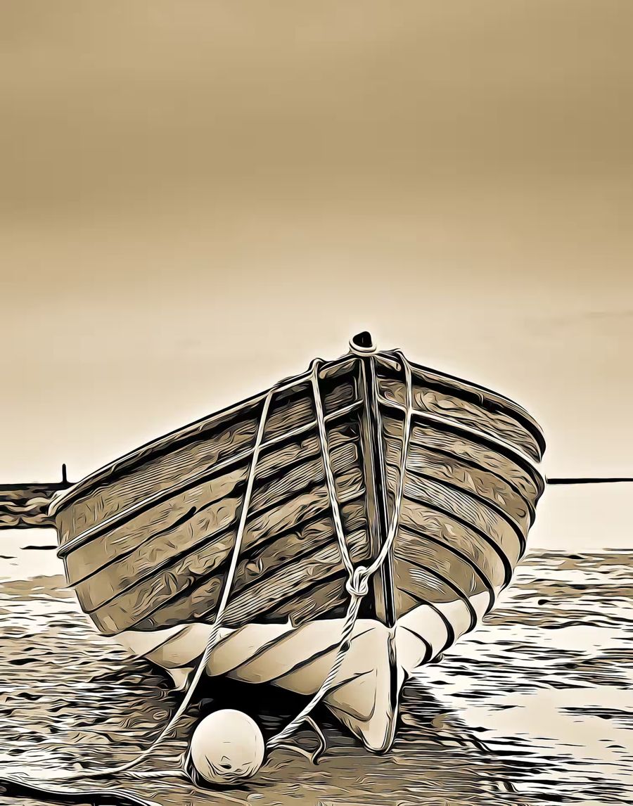 , Boat Shore Nautical Decor Neutral