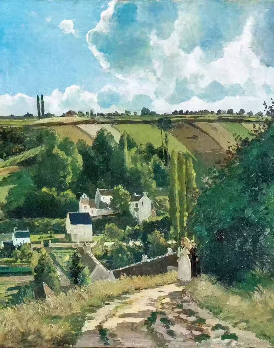Camille Pissarro, Camille Pissarro Countryside Landscape