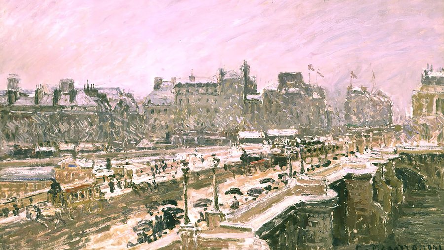 Camille Pissarro, Pissarro-The Pont Neuf Snow Effect