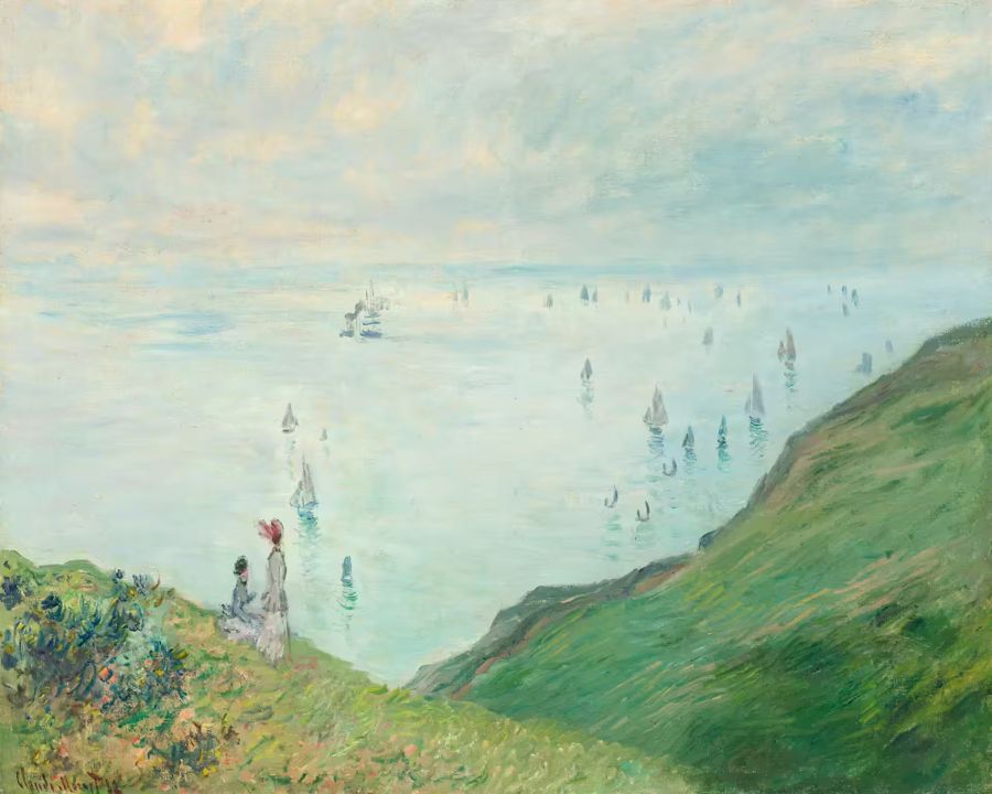 Claude Monet, Claude Monet Cliffs Pourville