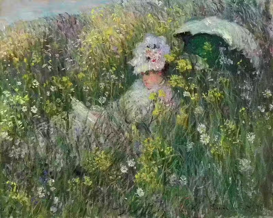 Claude Monet, Claude Monet Dans La Prairie