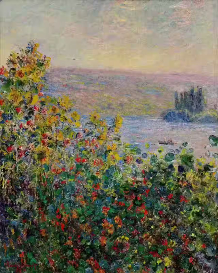 Claude Monet, Claude Monet Flower Beds Vétheuil