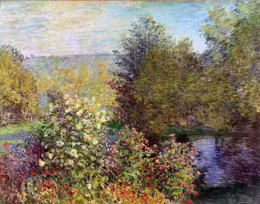 Claude Monet, Claude Monet Garden Landscape Fine