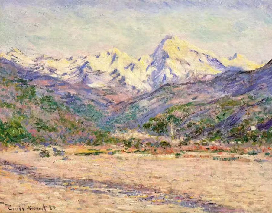 Claude Monet, Claude Monet Mountain Landscape Decor