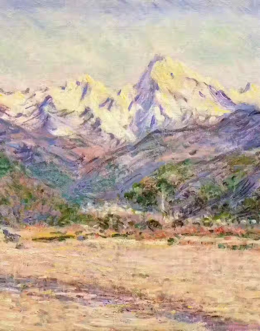 Claude Monet, Claude Monet Mountain Landscape Decor