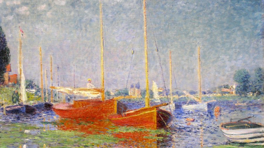 Claude Monet, Red Boats at Argenteuil