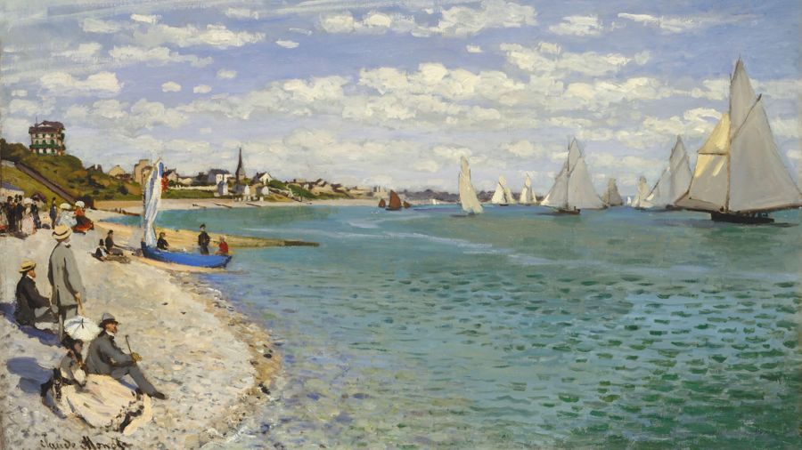 Claude Monet, Regatta at Sainte Adresse