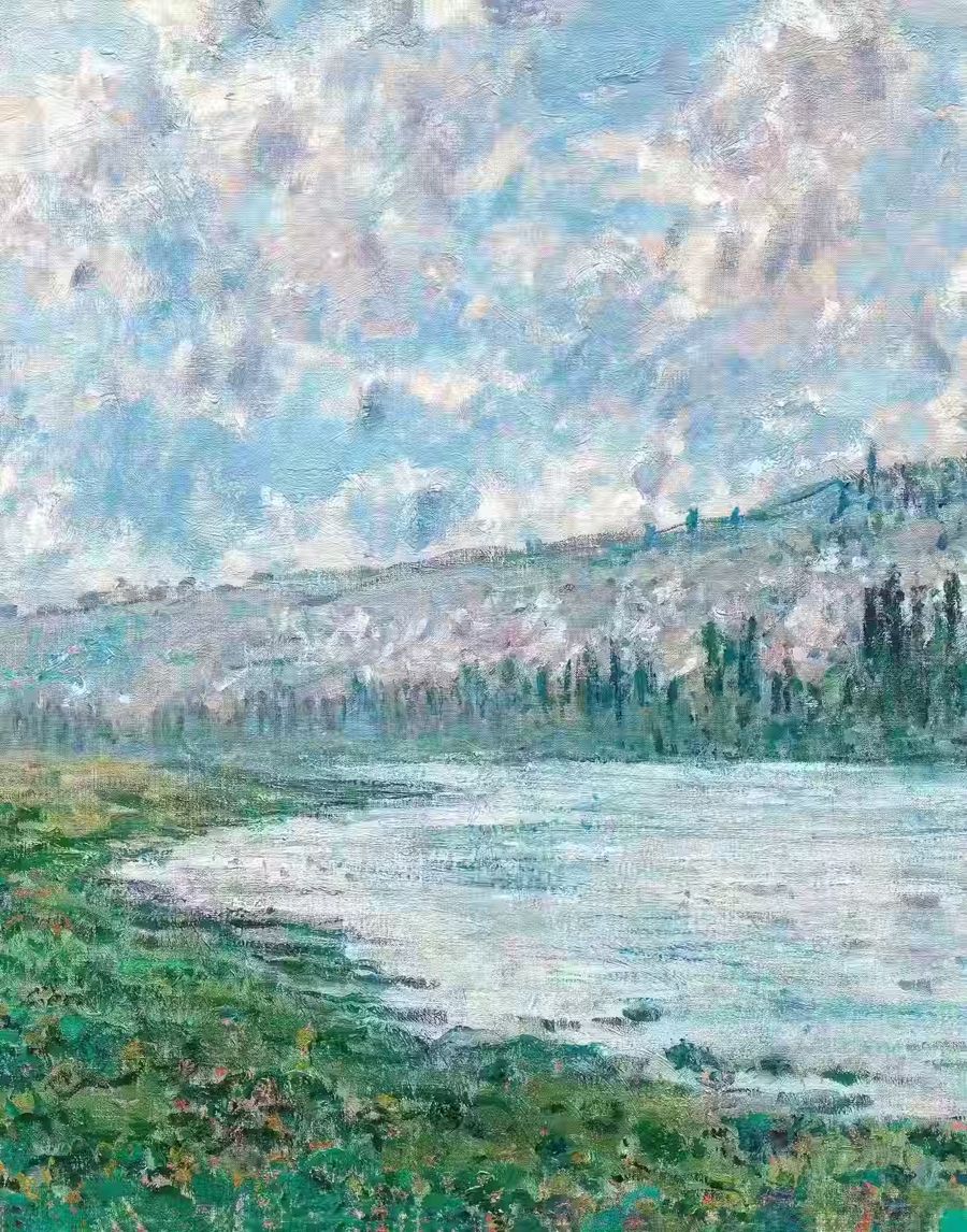 Claude Monet, The Seine At Vétheuil