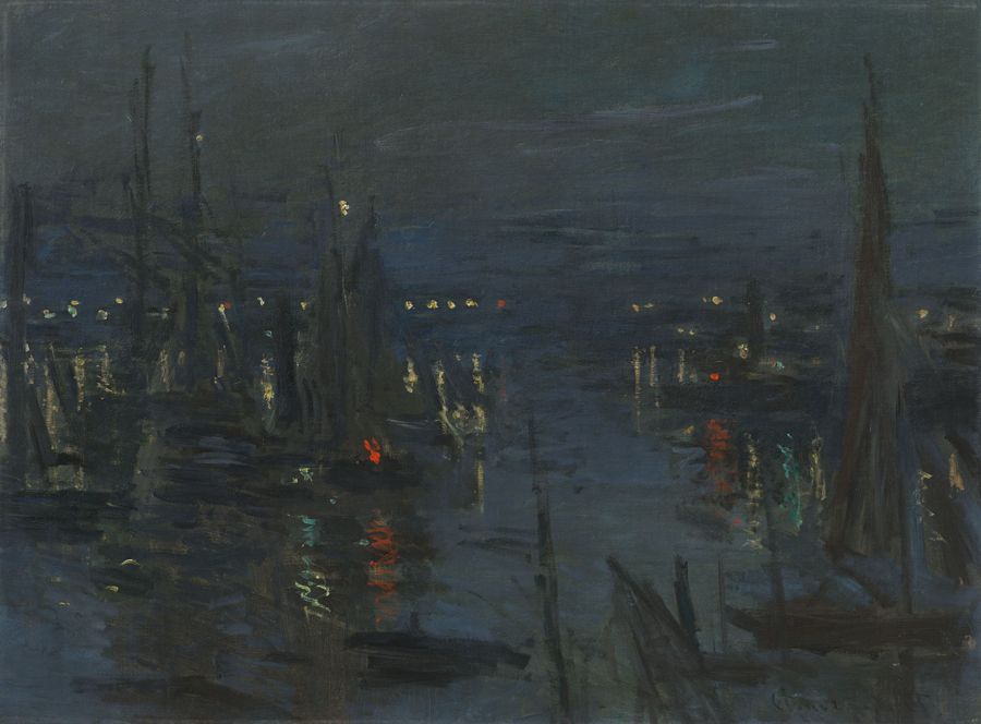 Claude Monet, The Port of Le Havre, Night Effect 