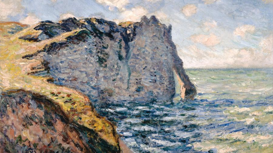 Claude Monet, The Cliff of Aval Etretat