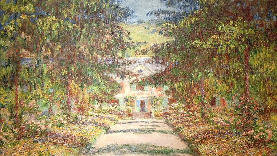 Claude Monet, The Great Alley in Giverny