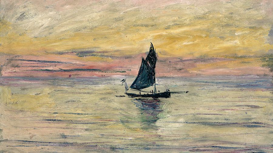 Claude Monet, The Sailing Boat Evening Effect