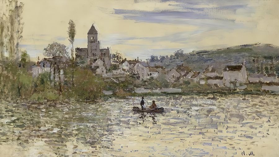 Claude Monet, The Seine at Vetheuil
