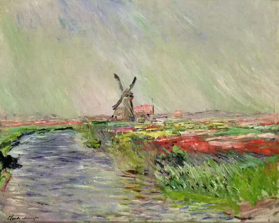 Claude Monet, Claude Monet Tulip Field Holland