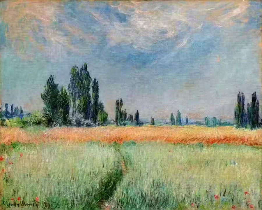 Claude Monet, Claude Monet Wheatfield Decor