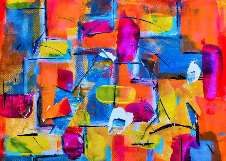 , Colorful Bold Modern Abstract