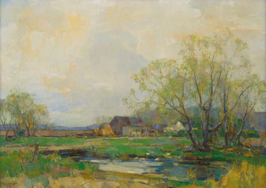 Countryside, Country Field Spring Meadow Landscape
