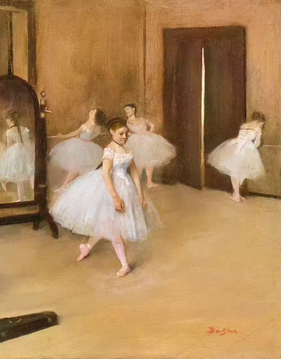 Edgar Degas Dancing Class