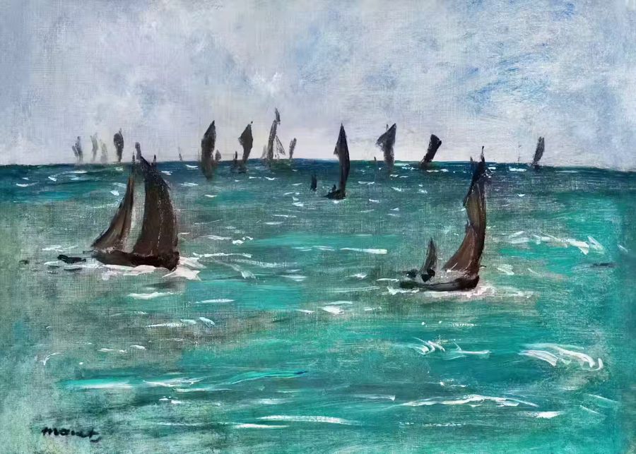 Edouard Manet, Édouard Manet Boats Sea