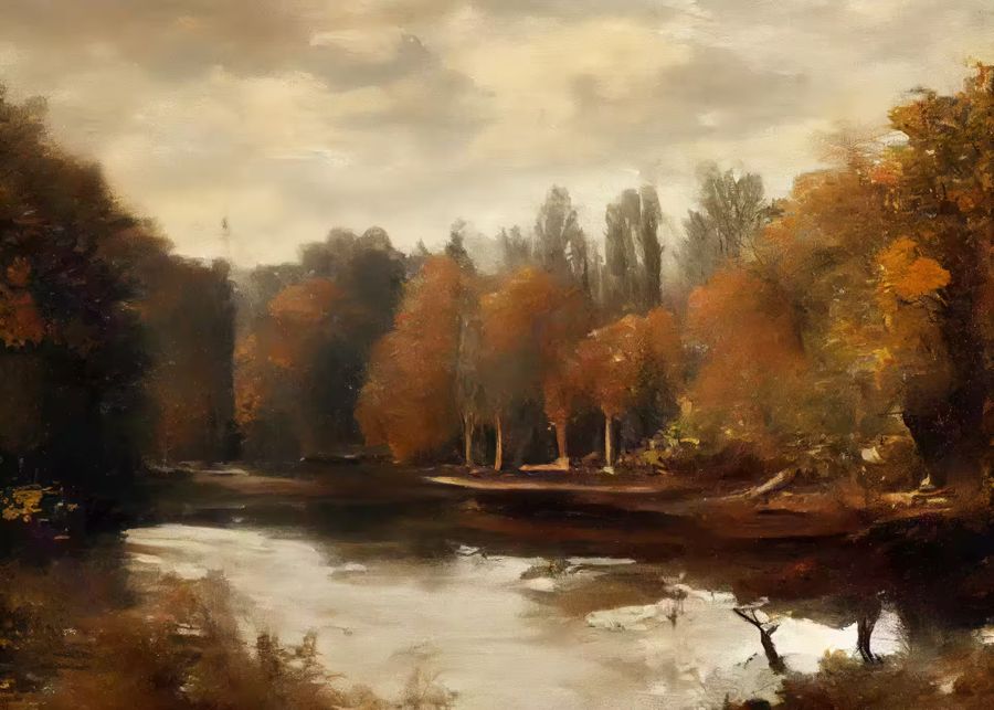 Seasonal, Fall Muted Colors Rustic Autumn
