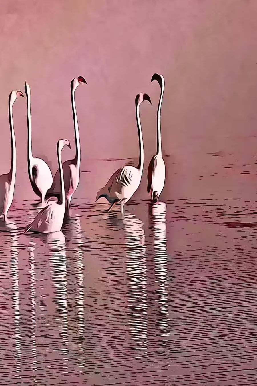 , Flamingo 2 Gallery Pink Flamingo